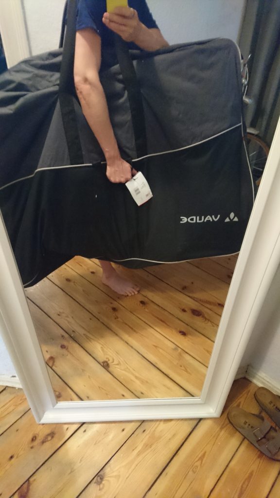 Test Transporttasche Big Bike Bag von Vaude velominate