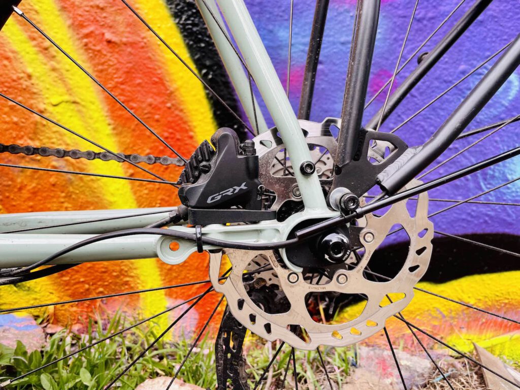 Shimano GRX Scheibenbremse am Brother Cycles Mehteh, hinten - Velominate