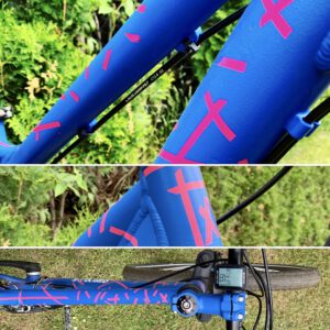 Spray.Bike: Farben, Fluro Pink und Bayswater